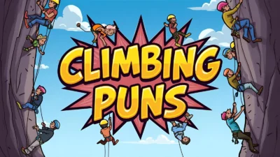 Climbing puns