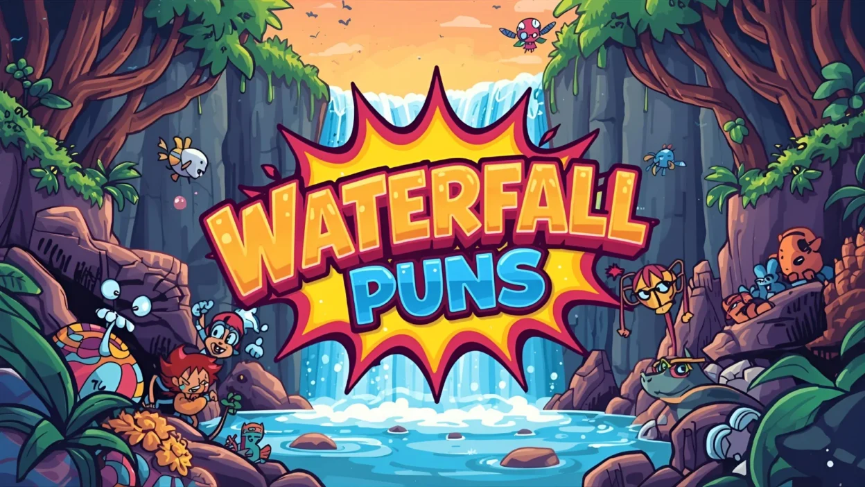 Waterfall puns