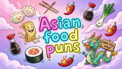 Asian food puns