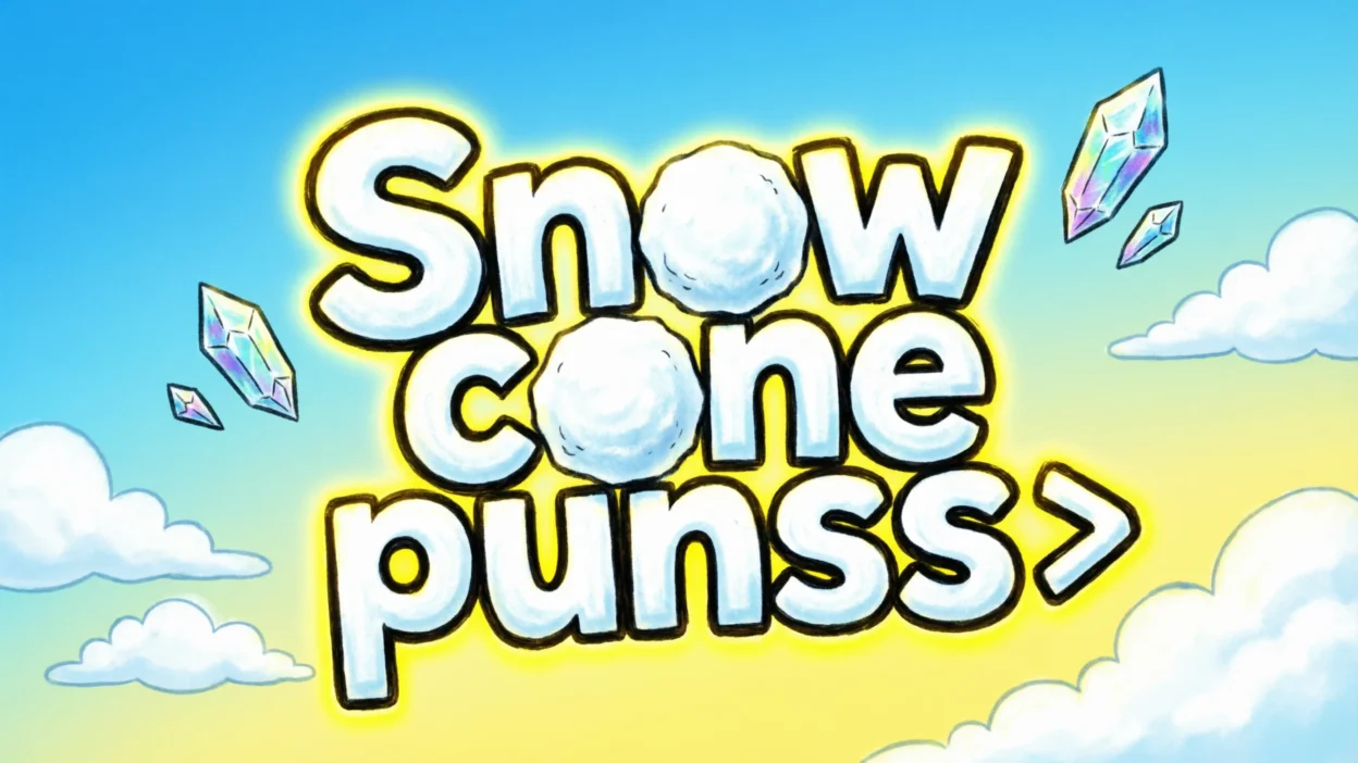 Snow cone puns