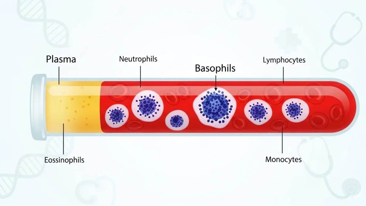 what does a high basophils mean in a blood test?