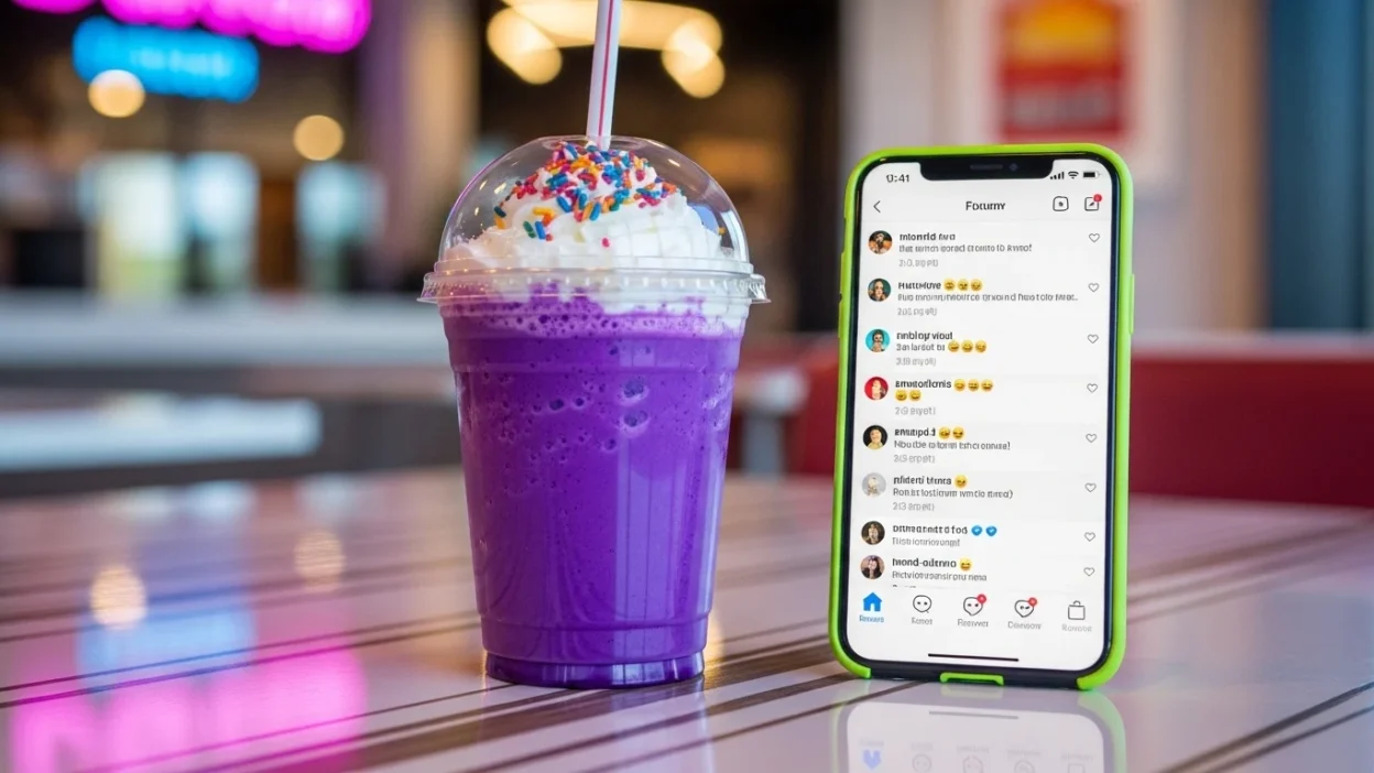 what does the grimace shake taste like